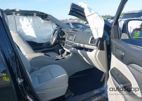 2014 Toyota Highlander Le Plus V6/Le V6 from USA, damaged, VIN 5TDZKRFH4ES005192